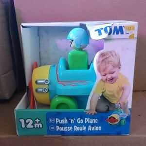 Push 'n' Go Plane - Blue and Green